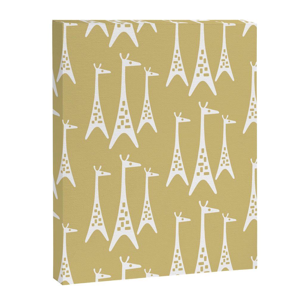 Mid Century Modern Giraffe Pattern 827 Canvas Print Gallery Image 8