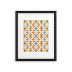 Mid Century Modern Googie Star Pattern Mid Mod Framed Art Print Gallery Image 6