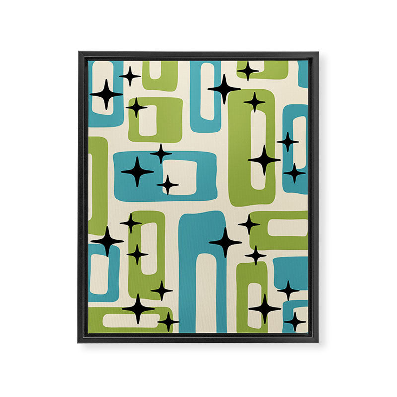 Mid Century Modern Framed Canvas Print Gallery Image 8