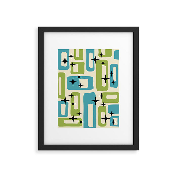 Mid Century Modern Framed Art Print Gallery Image 1