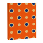 Mid Century Modern Scandinavian Art 241 Orange Blue Canvas Print Gallery Image 8