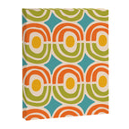 Mid Century Modern Solar Flares Pattern 2 Canvas Print Gallery Image 8