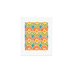 Mid Century Modern Solar Flares Pattern 2 Art Print Gallery Image 1