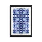 Mid Century Modern Starburst Pattern Framed Art Print Gallery Image 2