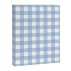 Powder Blue Plaid Canvas Print Gallery Image 8
