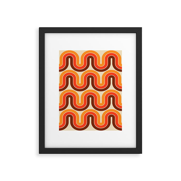 70s Retro Vintage Style 821 Autumn Framed Art Print Gallery Image 1