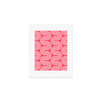 70s Throwback Wavy Stripes Pattern Art Print Gallery Image 1