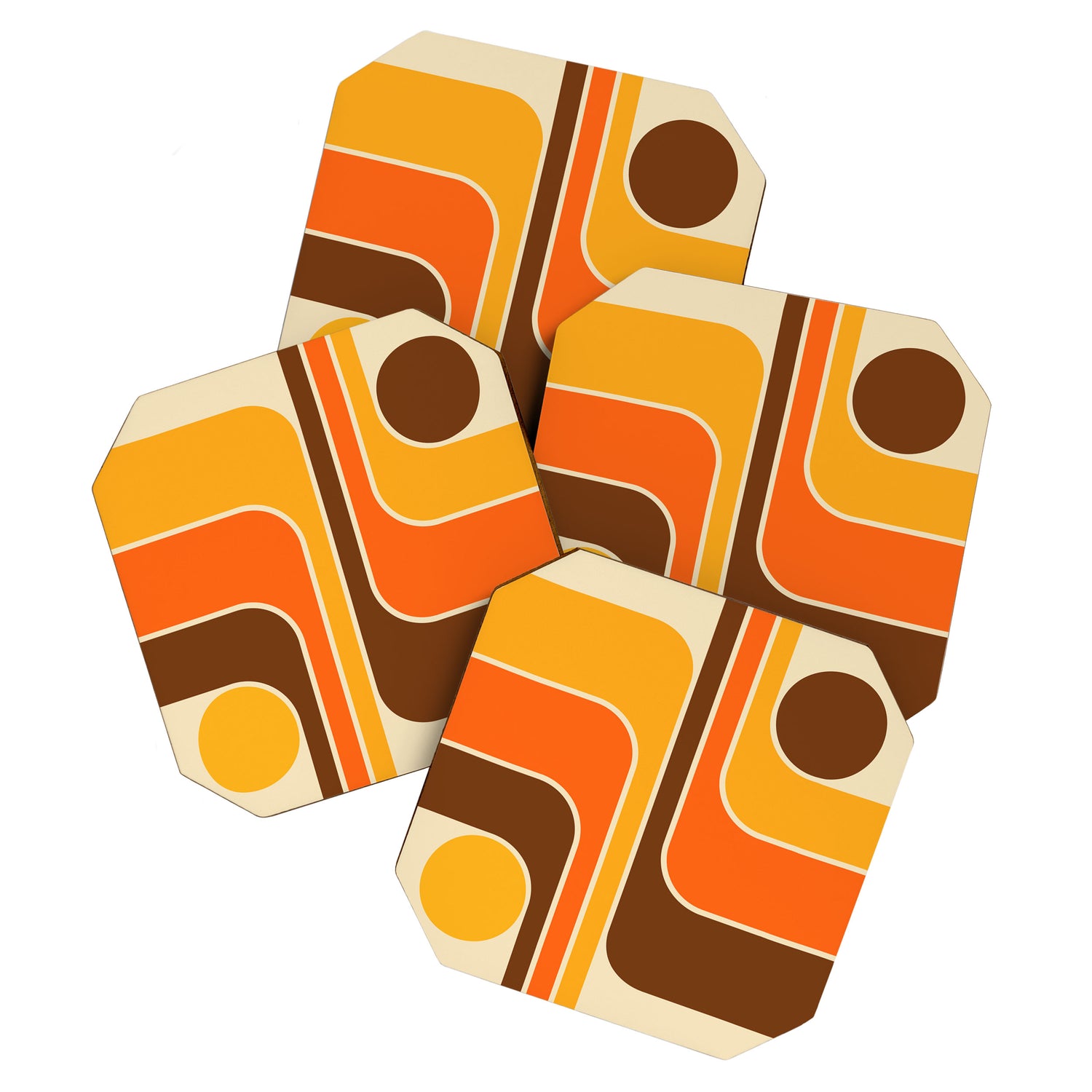 Mid Century Modern Decoration 721 Minimal  Coaster Gallery Image 1