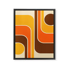 Mid Century Modern Decoration 721 Minimal  Framed Canvas Print Gallery Image 8