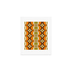 Retro 70s Bohemian Geometric Globe Pattern 546 Art Print Gallery Image 1