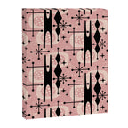 Retro Atomic Mid Century Pattern 771 Dusty Rose Canvas Print Gallery Image 8