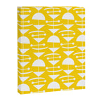 Retro Mid Century Modern Abstract Mobile 652 Yellow Canvas Print Gallery Image 8