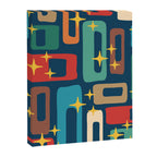 Retro Mid Century Modern Abstract Pattern 221 Canvas Print Gallery Image 8