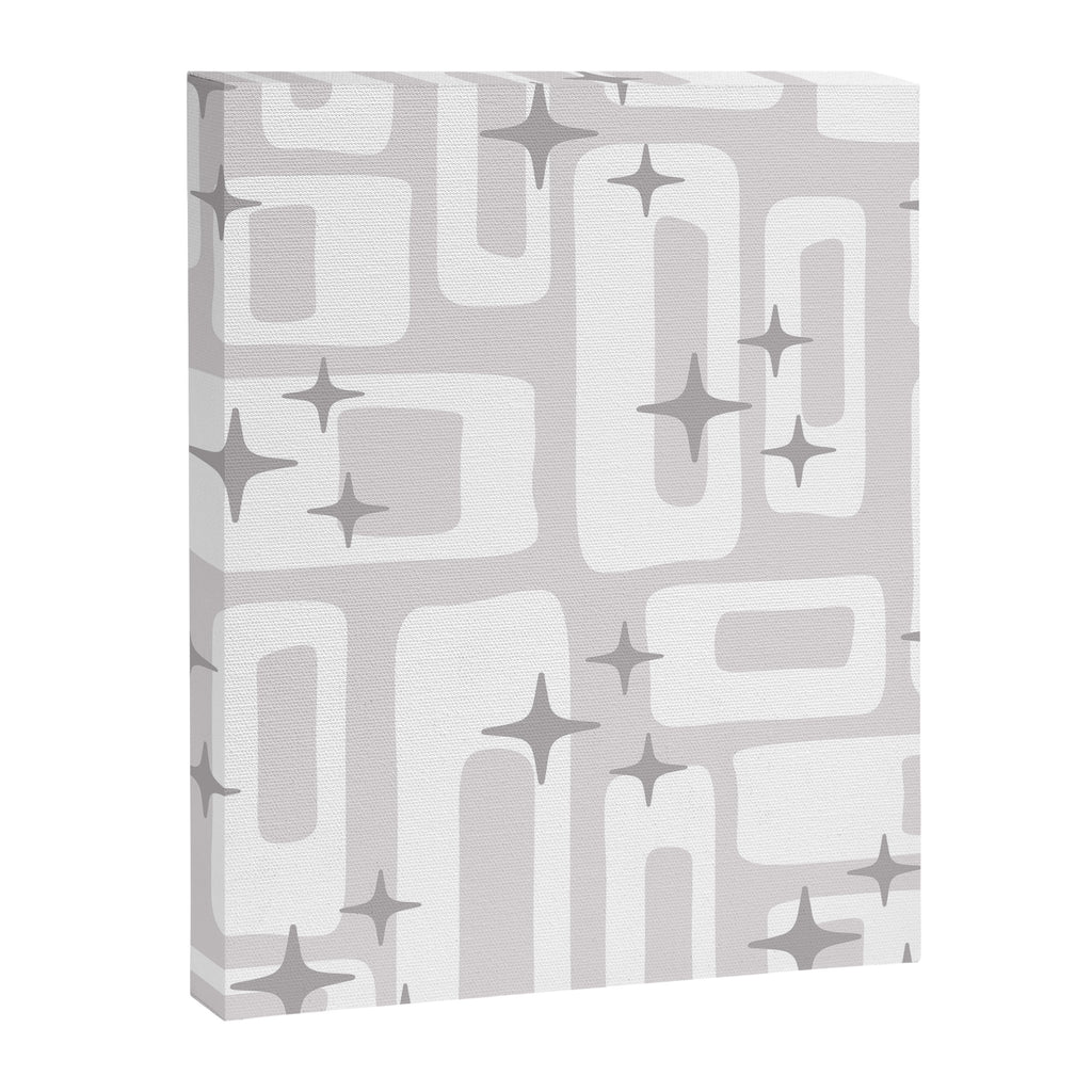 Retro Mid Century Modern Abstract Pattern 301 Canvas Print Gallery Image 8