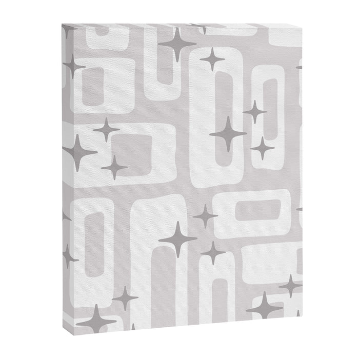 Retro Mid Century Modern Abstract Pattern 301 Canvas Print Gallery Image 1