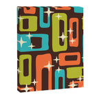 Retro Mid Century Modern Abstract Pattern 632 Canvas Print Gallery Image 8