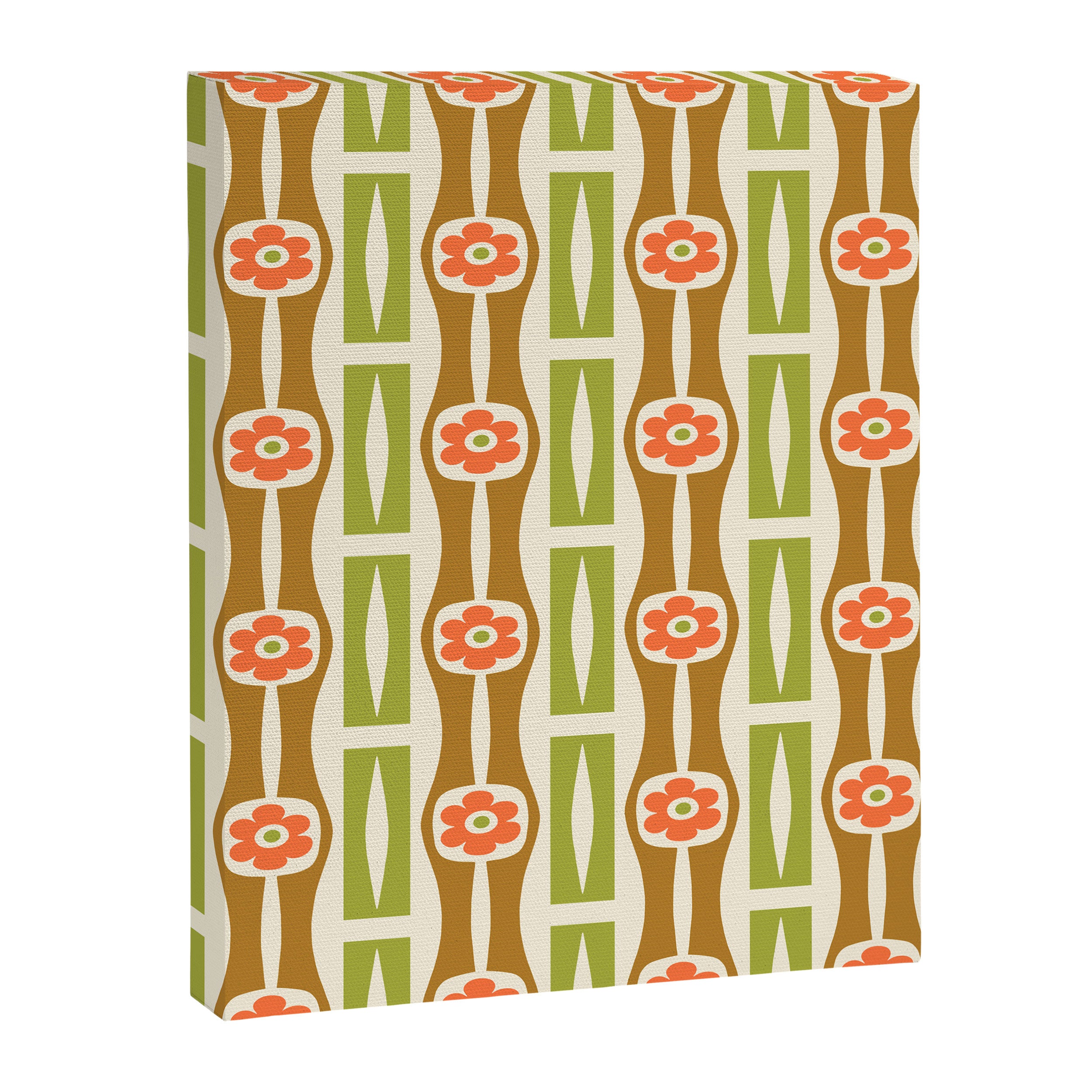 Tropical Bamboo Flower Pattern Canvas Print Gallery Image 8