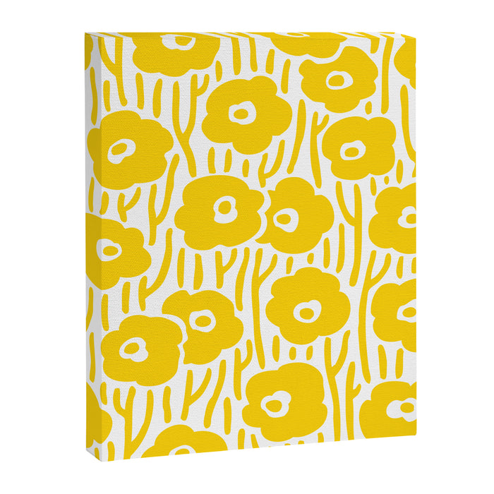 Wild Flowers Yellow Canvas Print Gallery Image 1