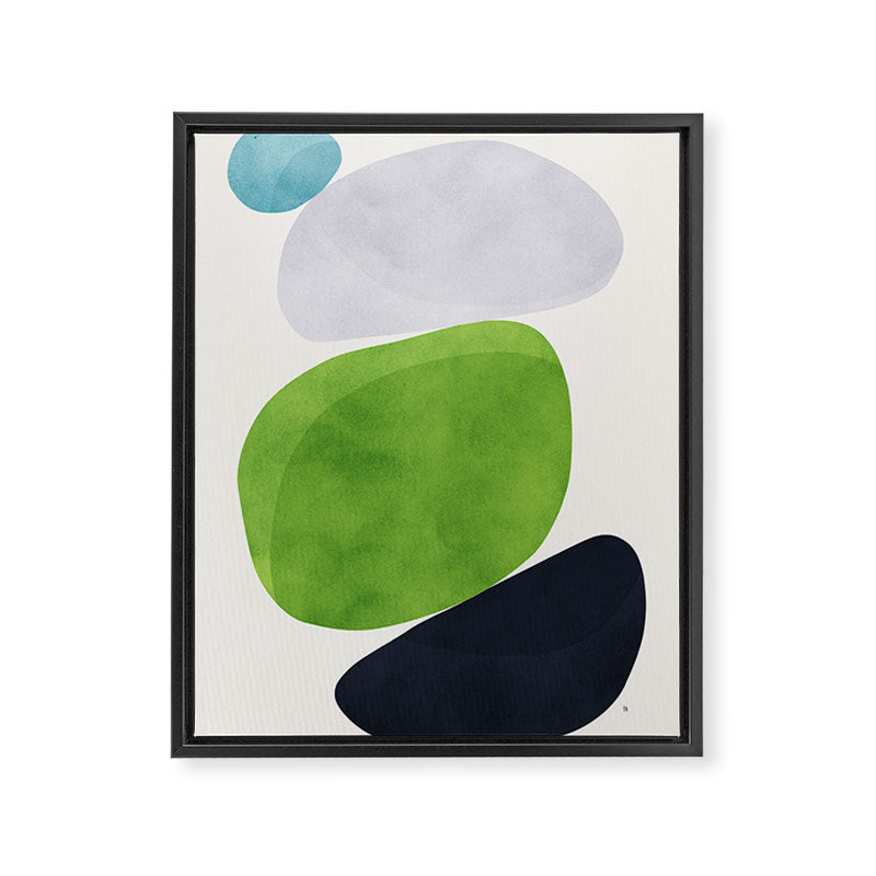 Balance V Framed Canvas Print