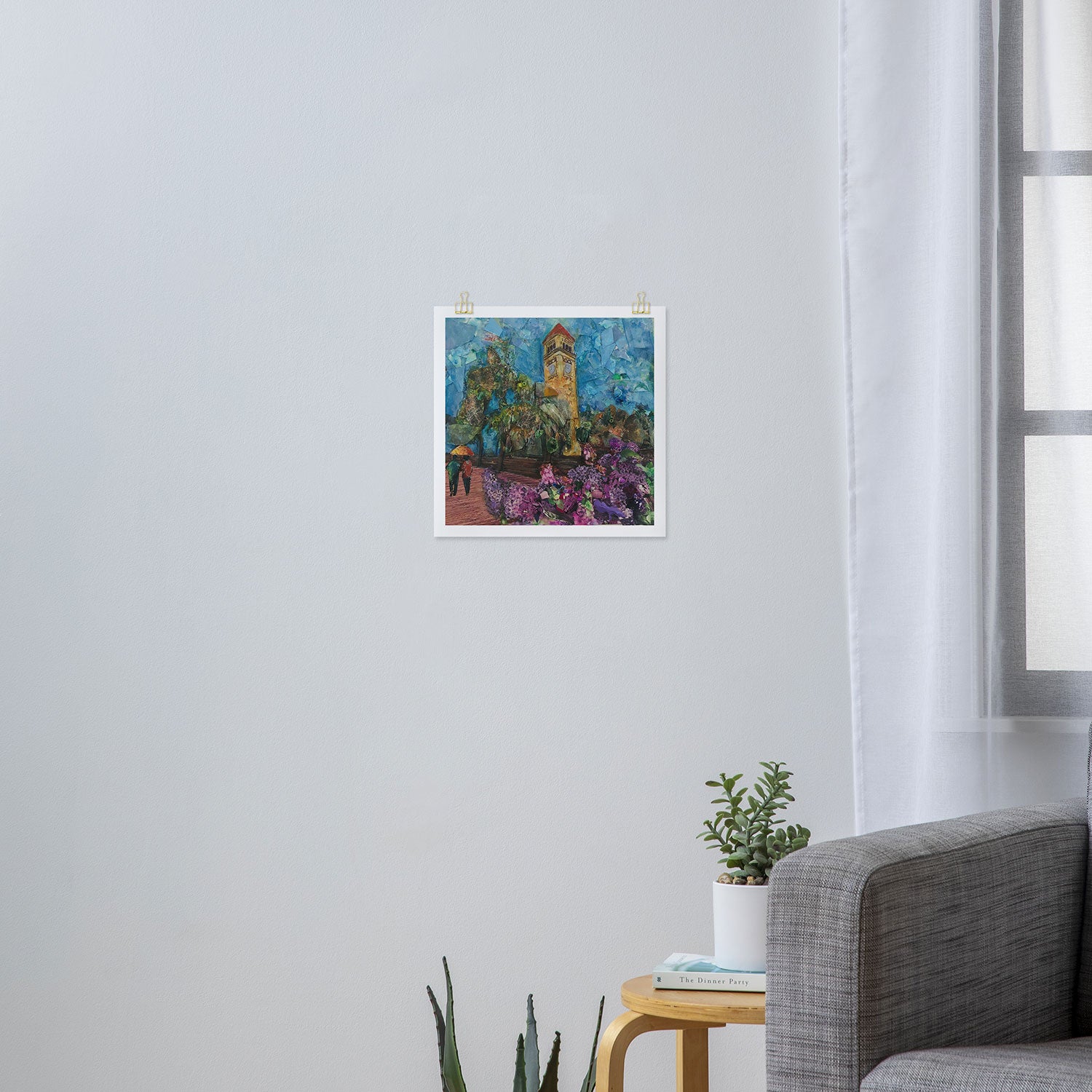 Lilac City 2: Clock Tower, Riverfront Park Art Print Gallery Image 3