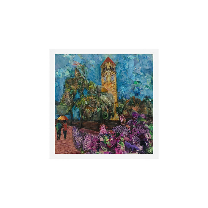 Lilac City 2: Clock Tower, Riverfront Park Art Print Gallery Image 1
