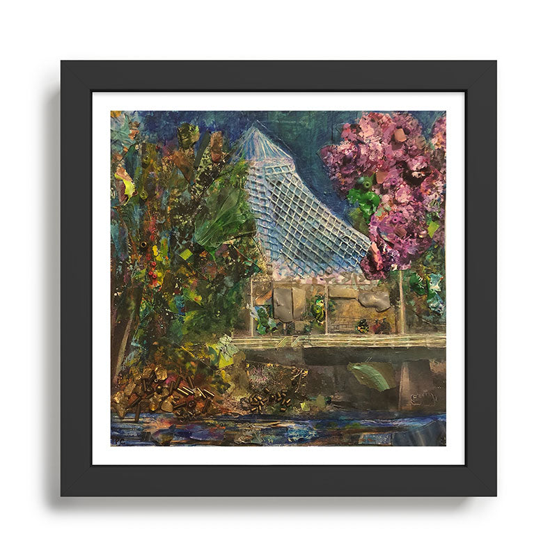 Lilac City 3: Pavilion Framed Art Print Gallery Image 1