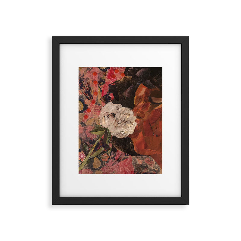 Peony in Bloom Framed Art Print