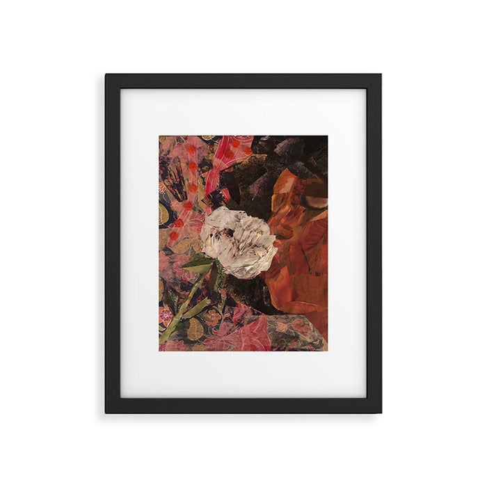 Peony in Bloom Framed Art Print Gallery Image 1