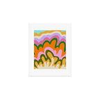 70s Hippie Retro Abstract Colorful Explosion Art Print Gallery Image 1