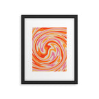 70s Retro Swirl Color Abstract Framed Art Print Gallery Image 6