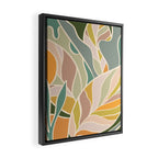 Abstract Botanical Mid century Modern Framed Canvas Print Gallery Image 2