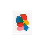 Abstract Organic Shapes Color Block Modern Minimal Composition Art Print Gallery Image 1