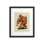 Bigfoot Forest Walker Cryptic Framed Art Print Gallery Image 5