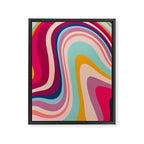 Bohemian nomad fluid Framed Canvas Print Gallery Image 6