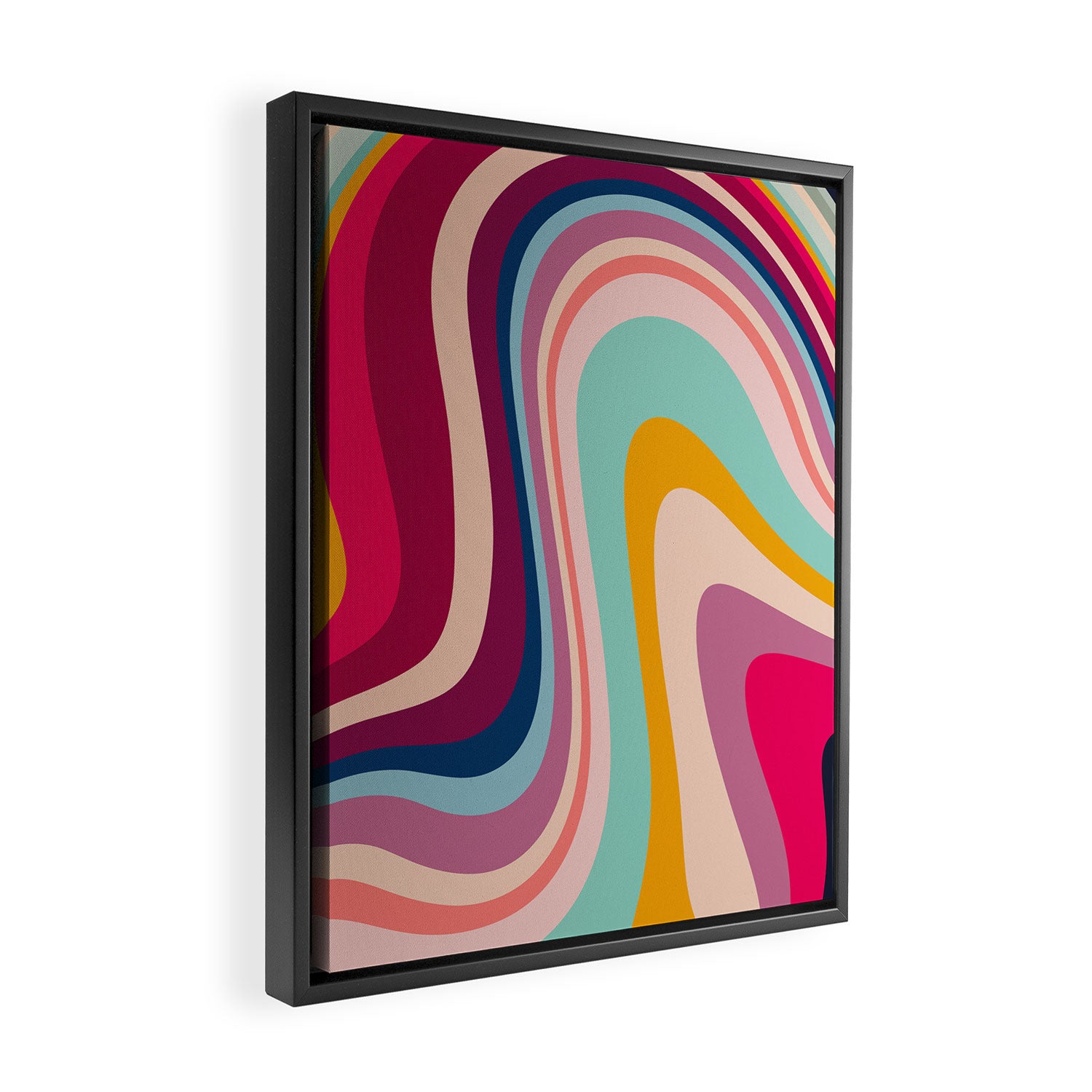 Bohemian nomad fluid Framed Canvas Print Gallery Image 2