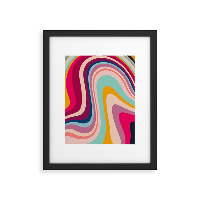 Bohemian nomad fluid Framed Art Print Gallery Image 1
