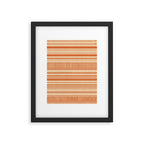Boho Earthy Mud Cloth Abstract Pattern Framed Art Print Gallery Image 6