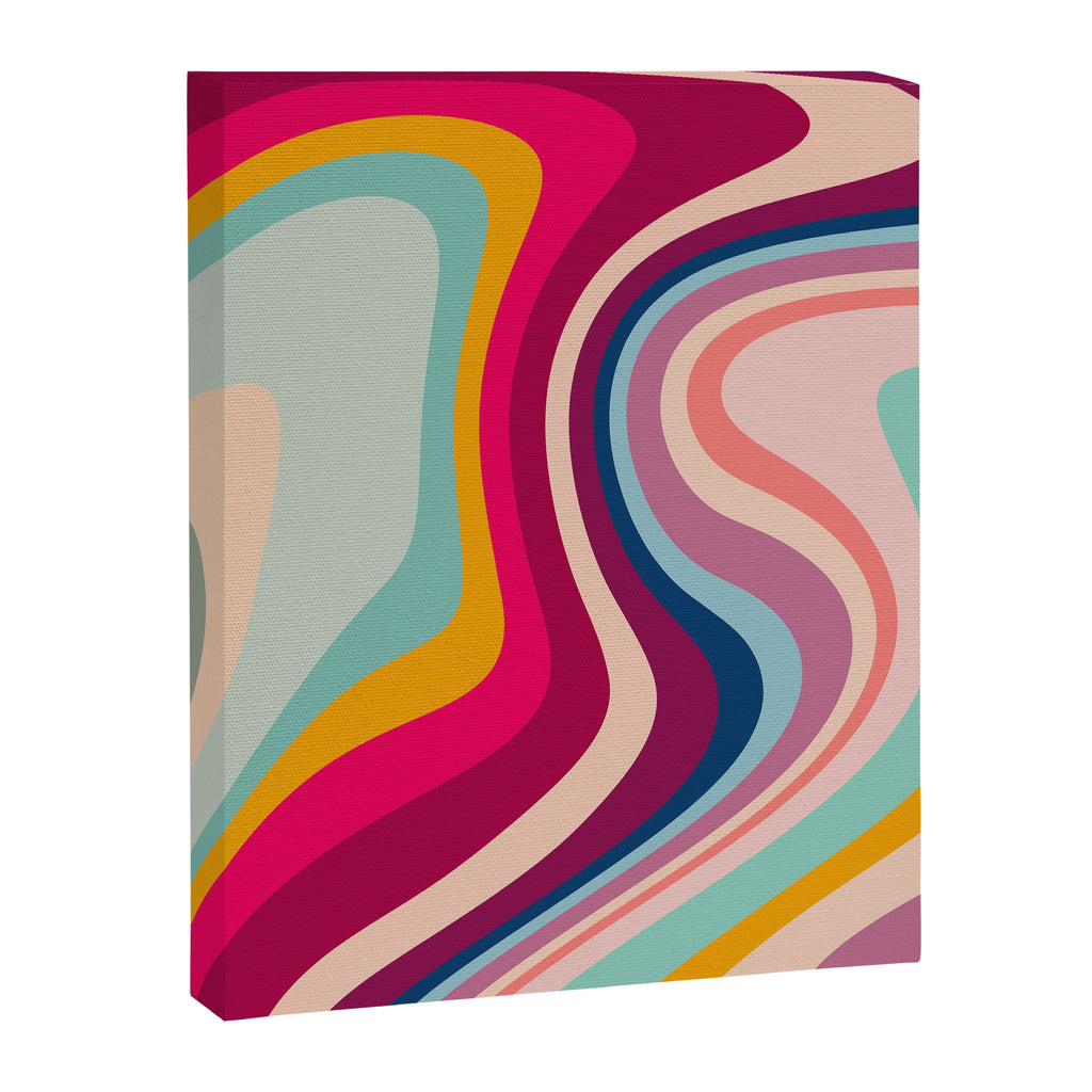 Boho Fluid Abstract Canvas Print Gallery Image 6