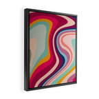 Boho Fluid Abstract Framed Canvas Print Gallery Image 2