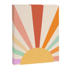 Boho Sun Colorful Canvas Print Gallery Image 8