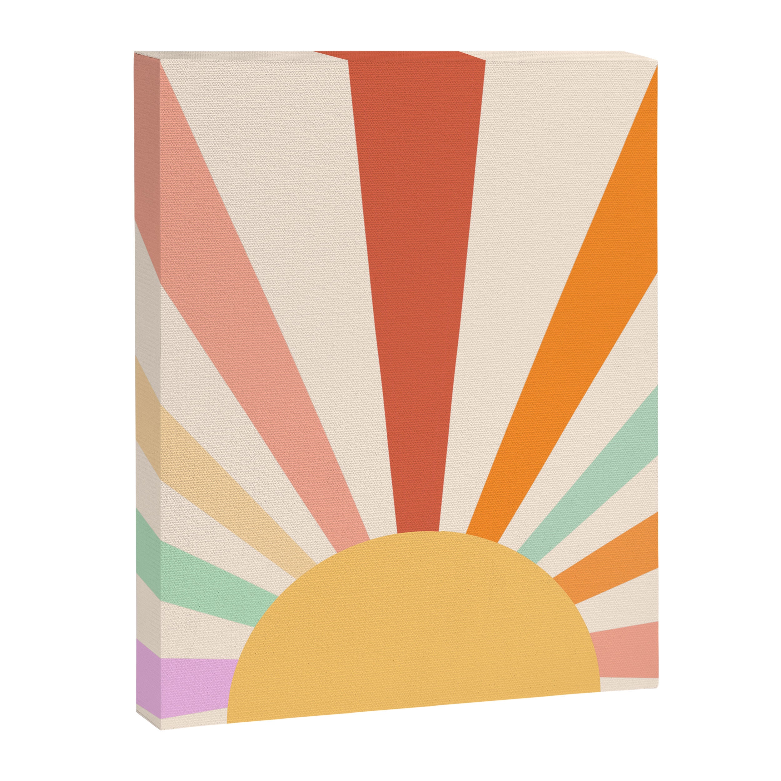 Boho Sun Colorful Canvas Print Gallery Image 8