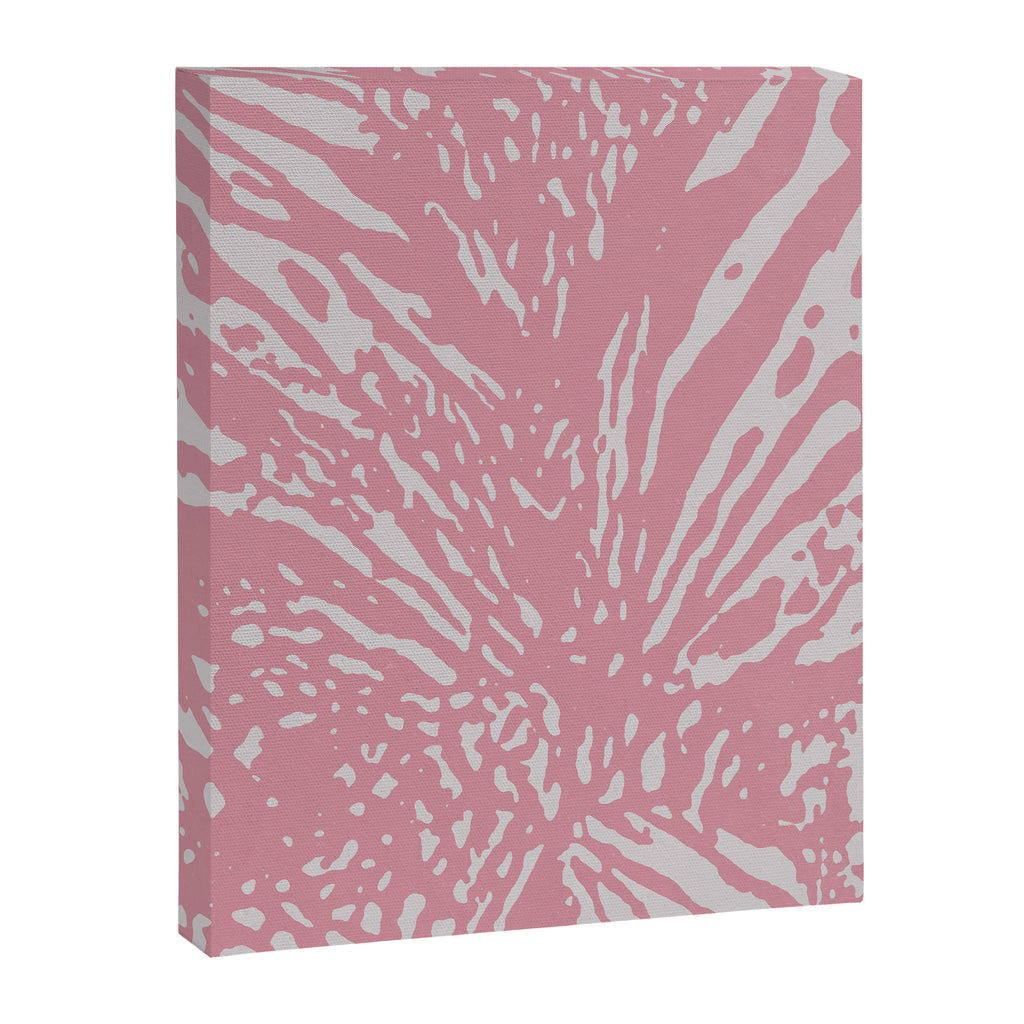 Bold Pink Zebra Pattern with Abstract Animal Stripes Safari  Canvas Print Gallery Image 6