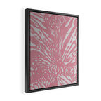 Bold Pink Zebra Pattern with Abstract Animal Stripes Safari  Framed Canvas Print Gallery Image 2
