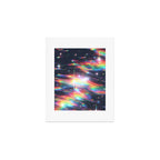 Celestial Rainbow Drift Abstract Space Prism Light and Ethereal Glow Art Print Gallery Image 1