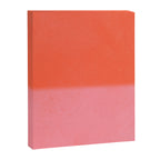 Color Block Coral Pink Peach Orange Abstract Modern Canvas Print Gallery Image 6