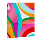 Colorful Mid Century Abstract 3 Canvas Print Gallery Image 8