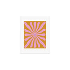 Cute Retro Sun Face  Art Print Gallery Image 1