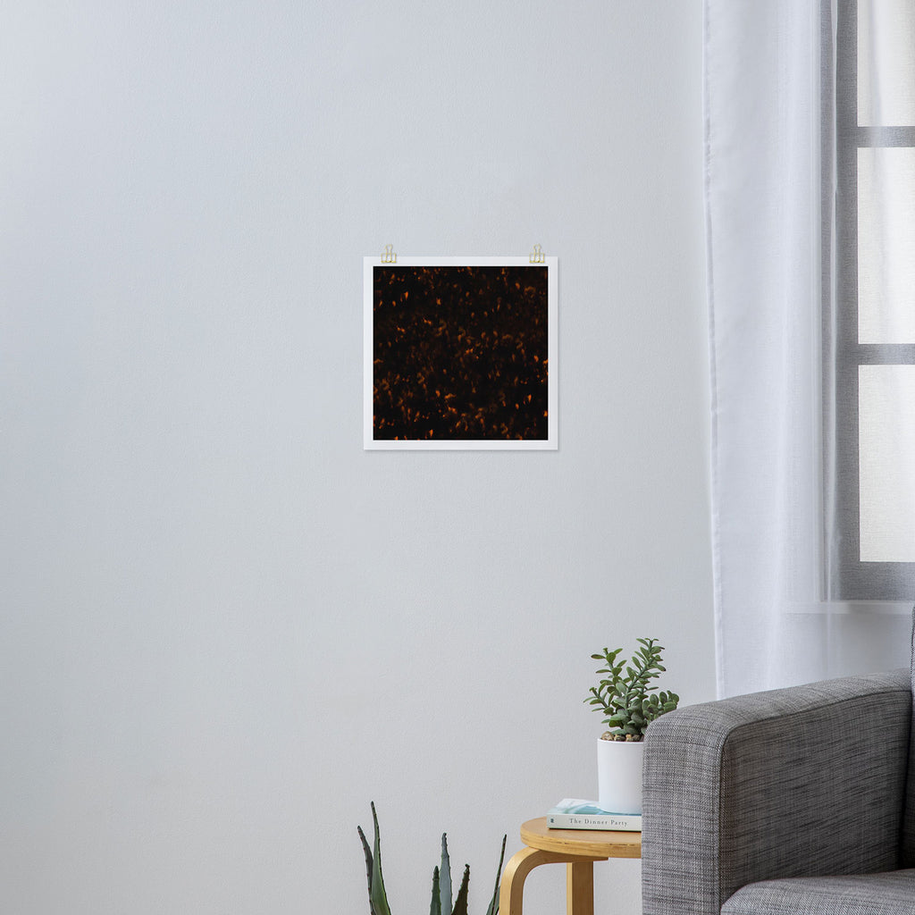 Dark Tortoise Shell Pattern Art Print Gallery Image 3