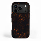 Dark Tortoise Shell Pattern iPhone Case Gallery Image 1