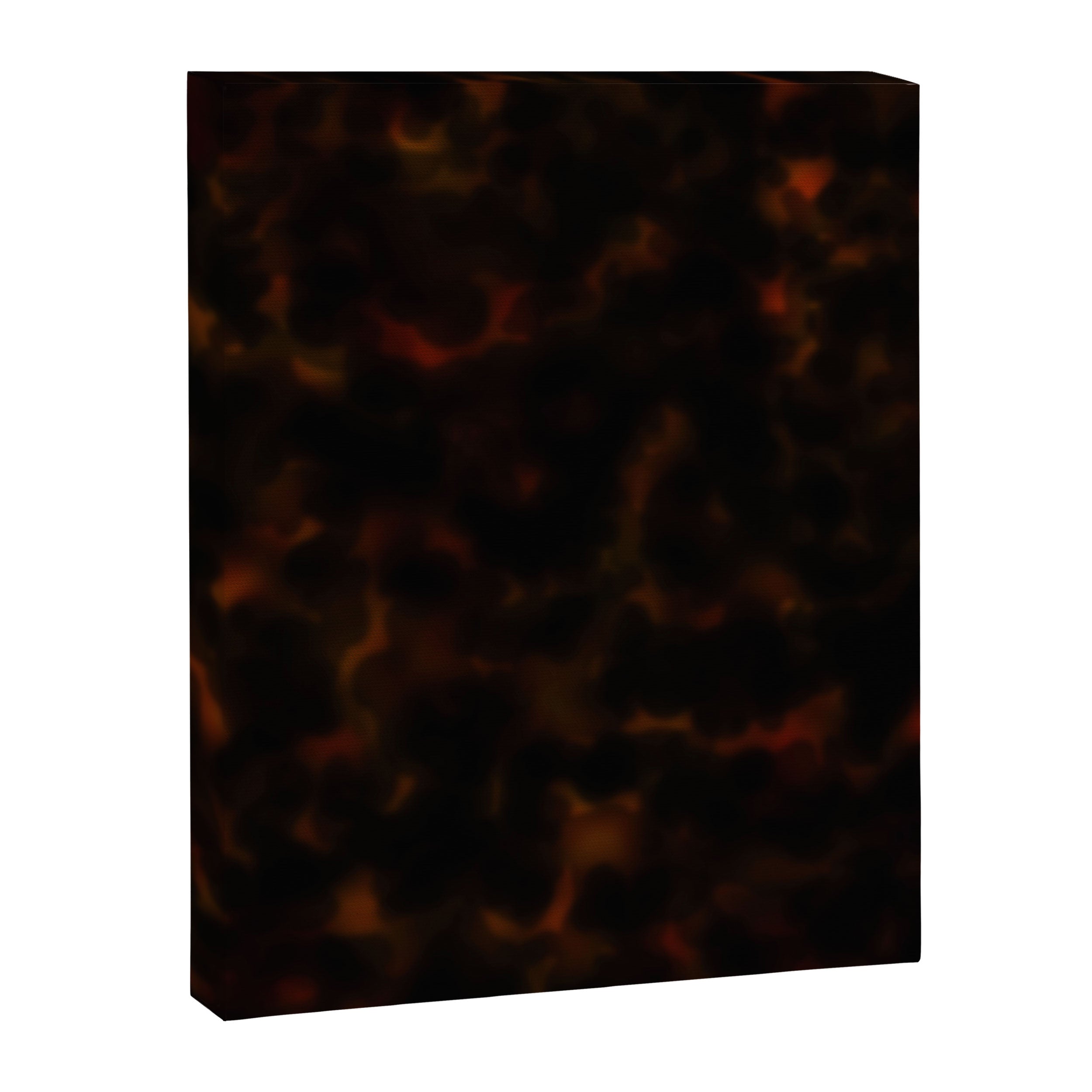Dark Tortoiseshell Turtle Pattern Canvas Print Gallery Image 8